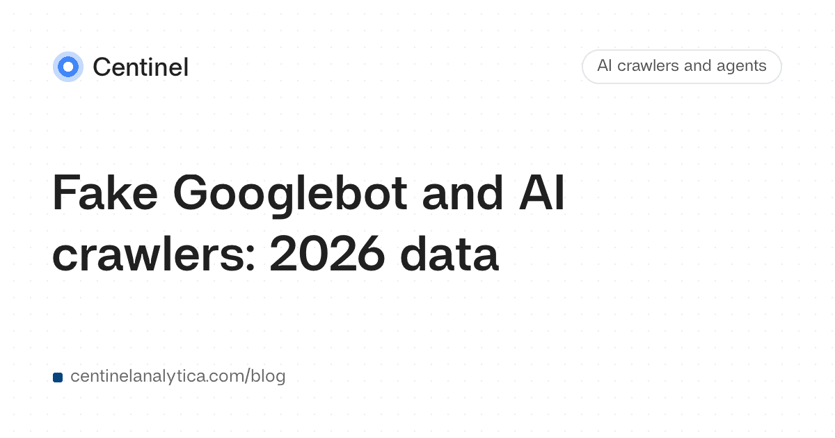 Fake Googlebot and AI crawlers: 2026 data