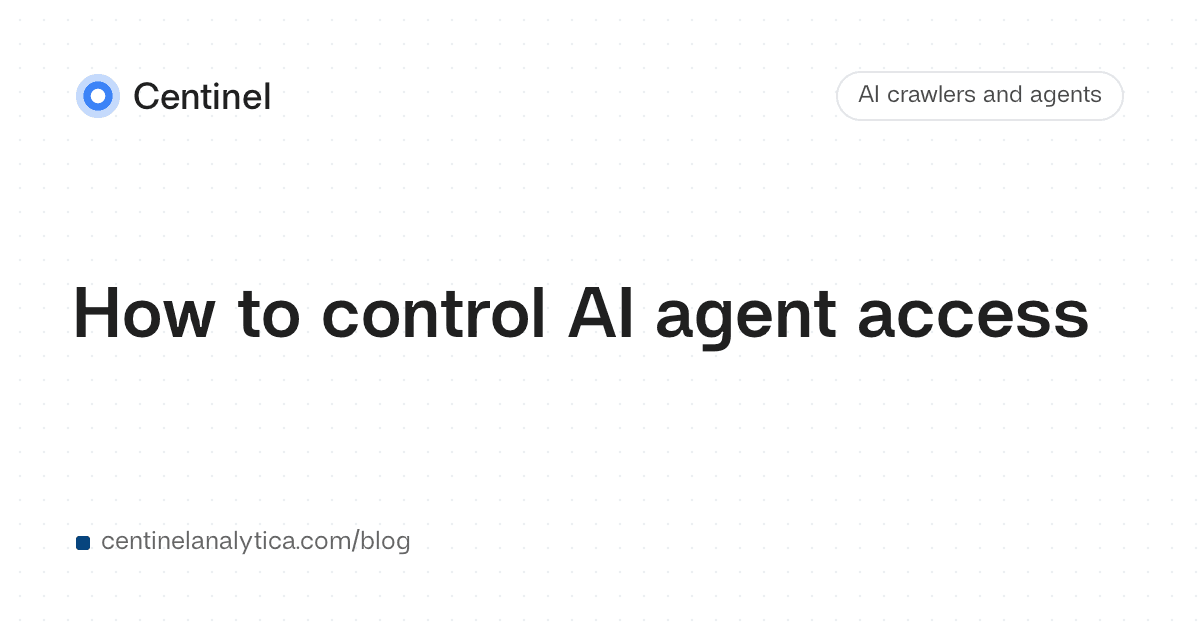 How to control AI agent access
