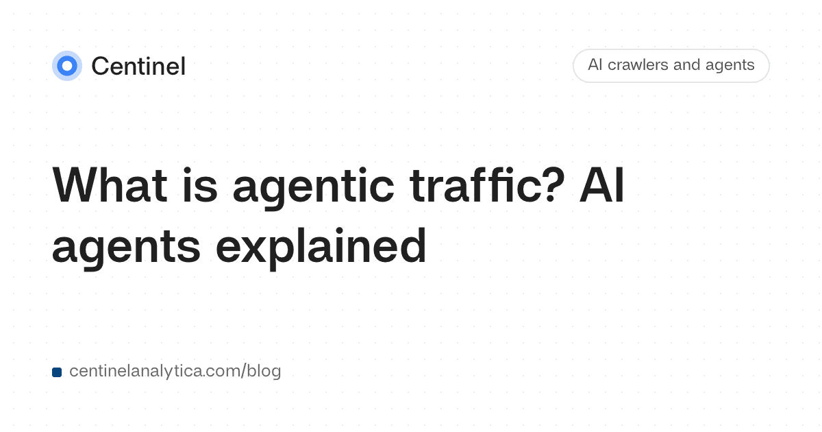 What is agentic traffic? AI agents explained